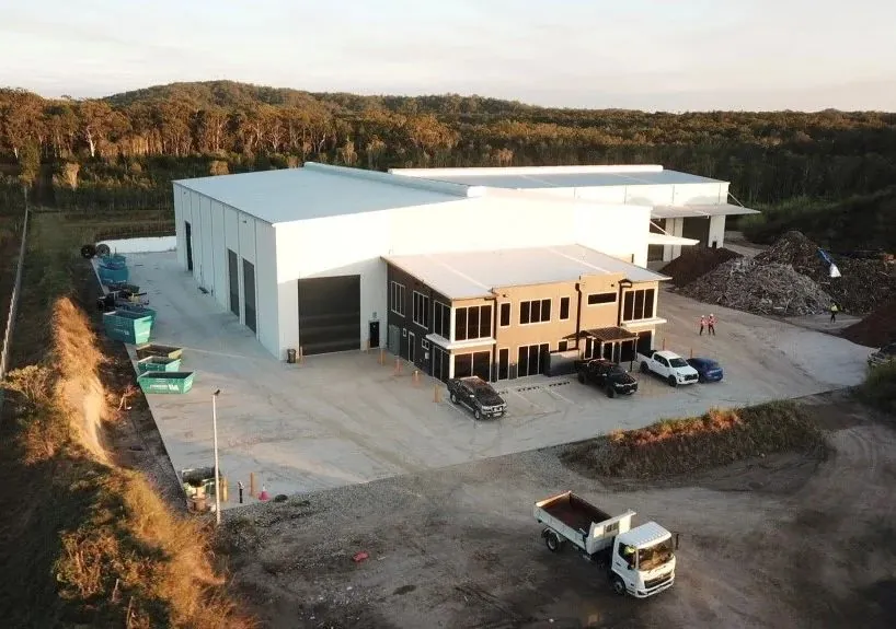 Rowcon Recycling facility aerial