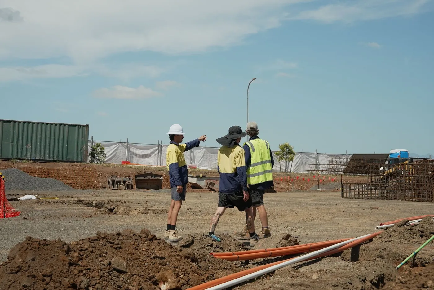 Coast team in a site meeting